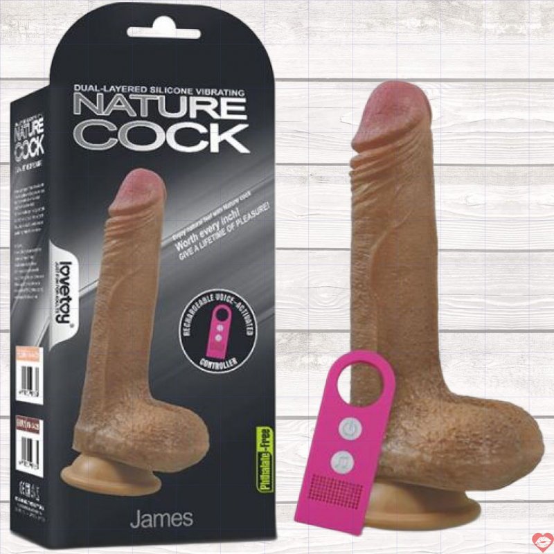 Dương Vật Giả Đế Hít - Rung Cảm Biến Lovetoy James