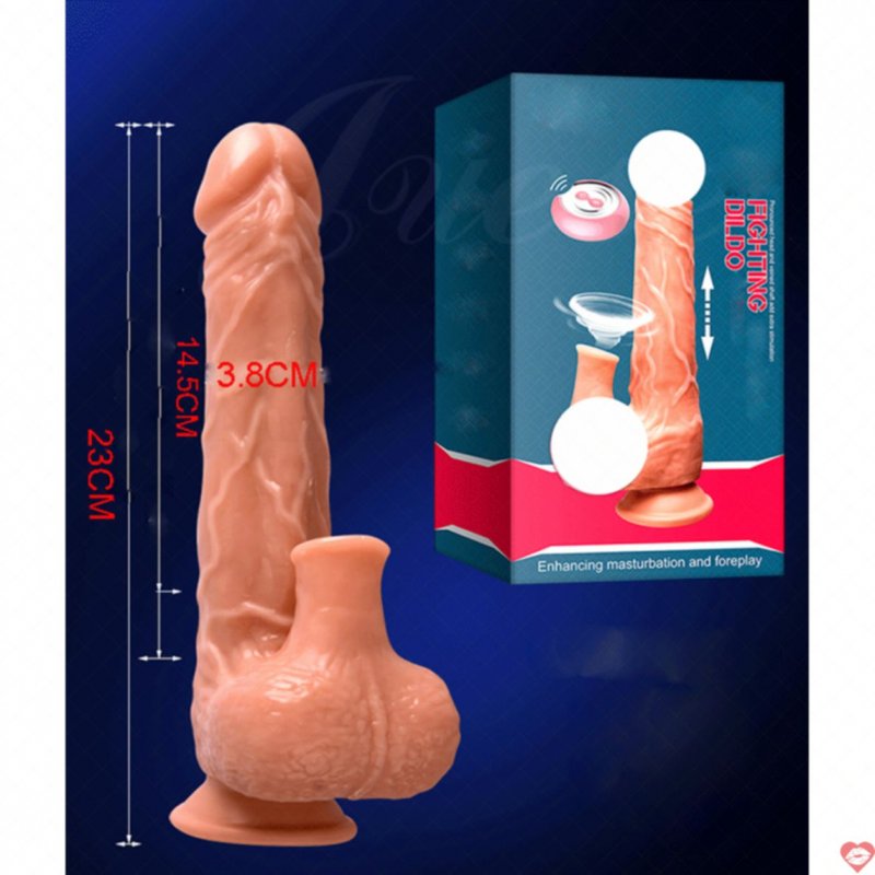 Dương Vật Giả Cao Cấp Đế Hít Phallus - Rung - Thụt - Mút - Phát Nhiệt - Điều Khiển