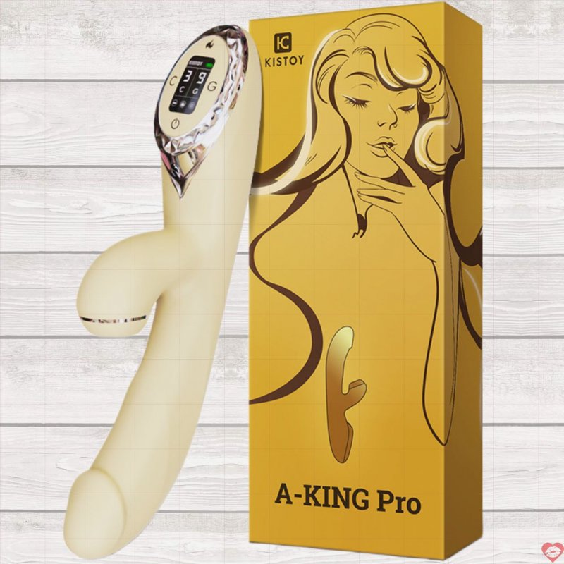 Dương Vật Giả Đa Năng Siêu Cao Cấp A-KING PRO: Rung - Mút - Sưởi Ấm