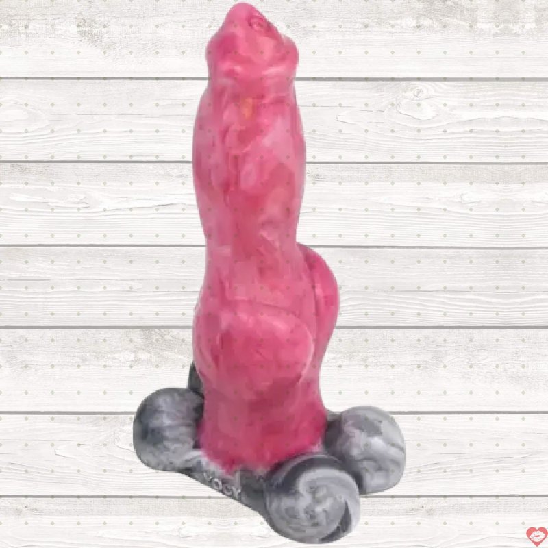 Chim giả cho nữ kiểu dương vật chó DV74B silicone an toàn nút thắt kích thích âm đạo size khủng
