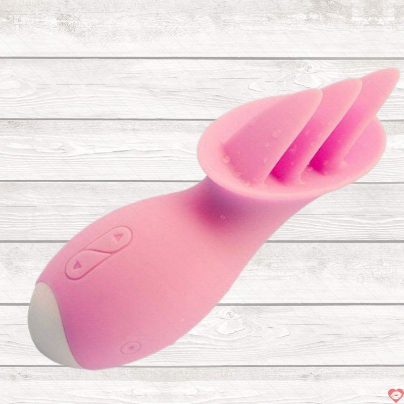 Lưỡi rung liếm âm vật điểm G Tongue Lick silicon an toàn kích thích 