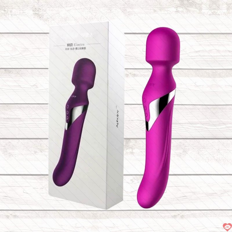 Máy massage Aphojoy rung 2 đầu sạc điện Siêu mềm nhiều chế độ 