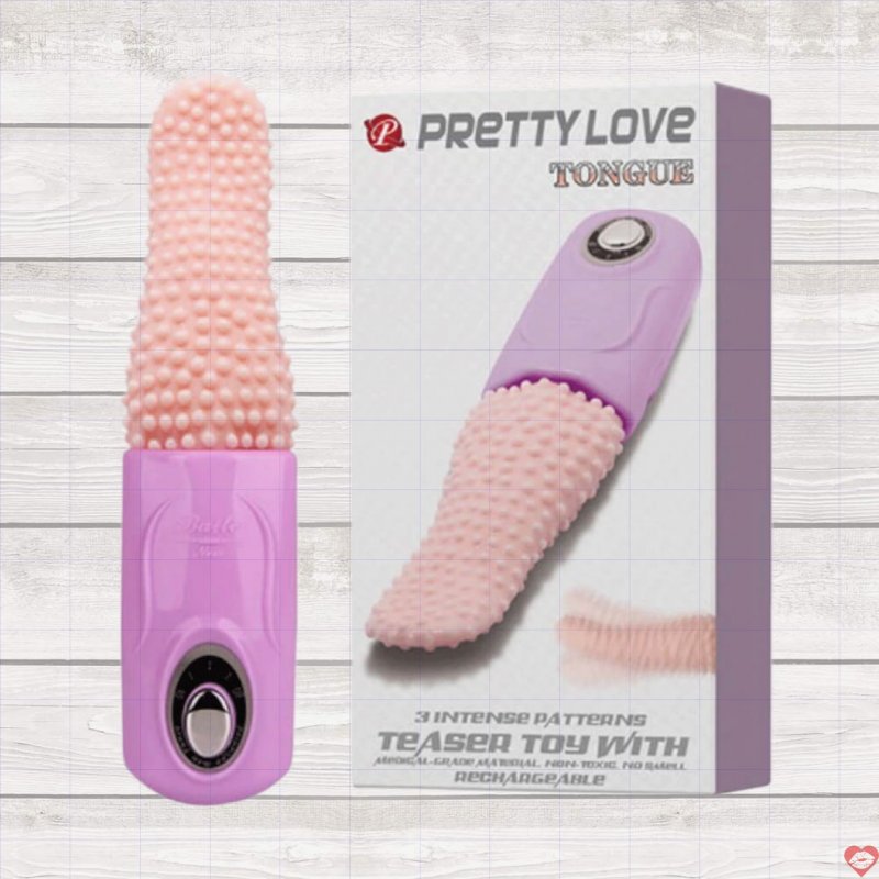Lưỡi rung Pretty Love silicon siêu mềm tăng cực khoái sục sôi 