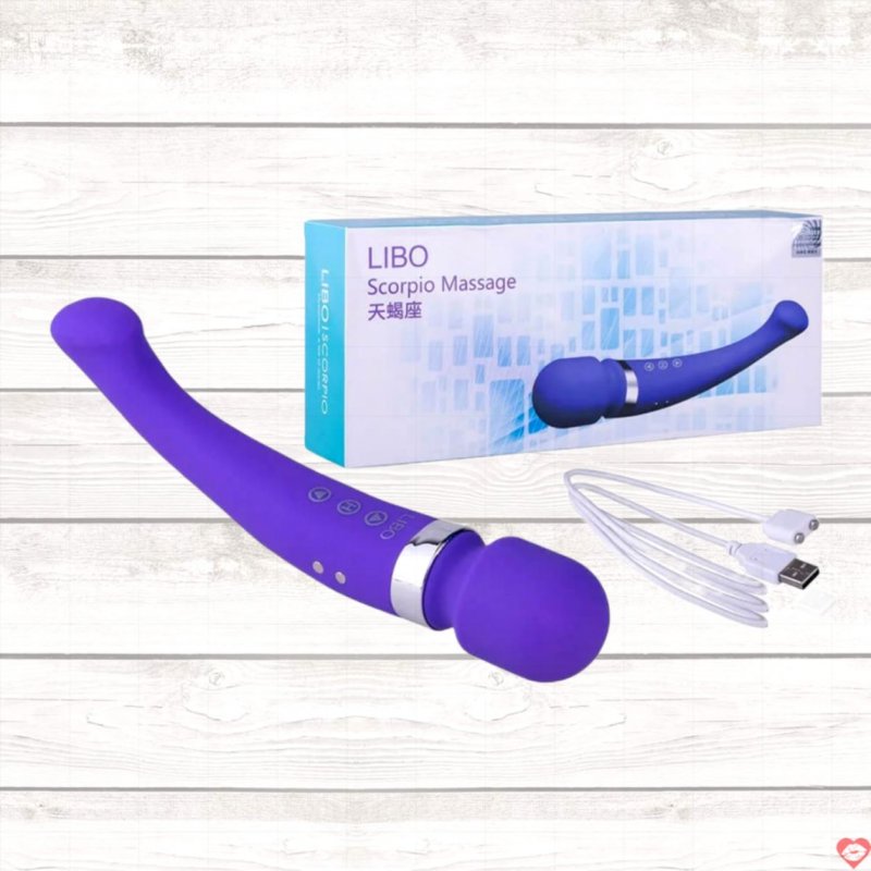 Máy massage 2 đầu Libo Scorpio rung mạnh silicon mềm tăng khoái cảm 