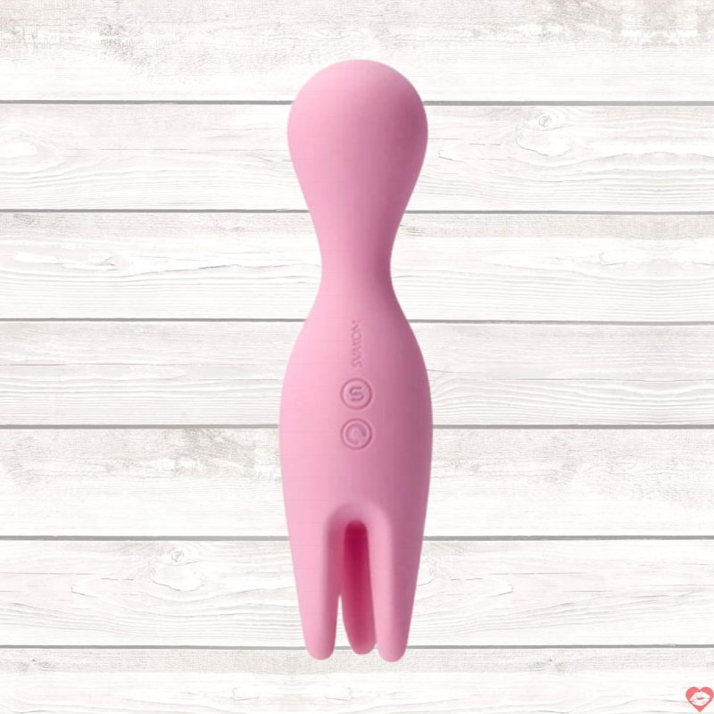 Máy massage 2 đầu Svakom Nymph rung mạnh silicon cao cấp kích thích điểm G 