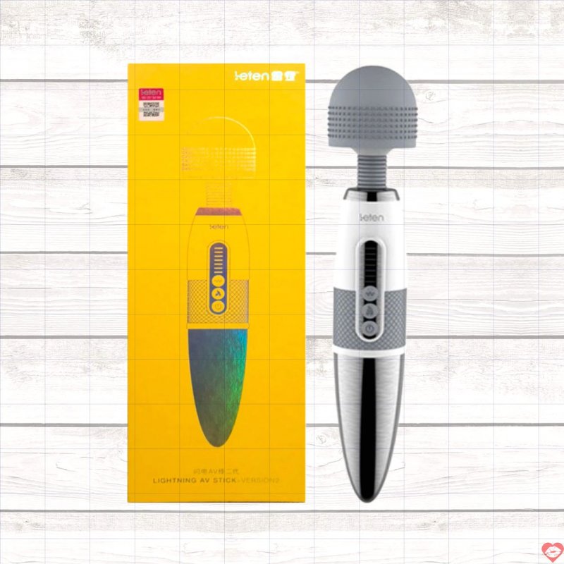 Máy massage Leten Lighting AV Stick 2 rung mạnh đa chế độ 