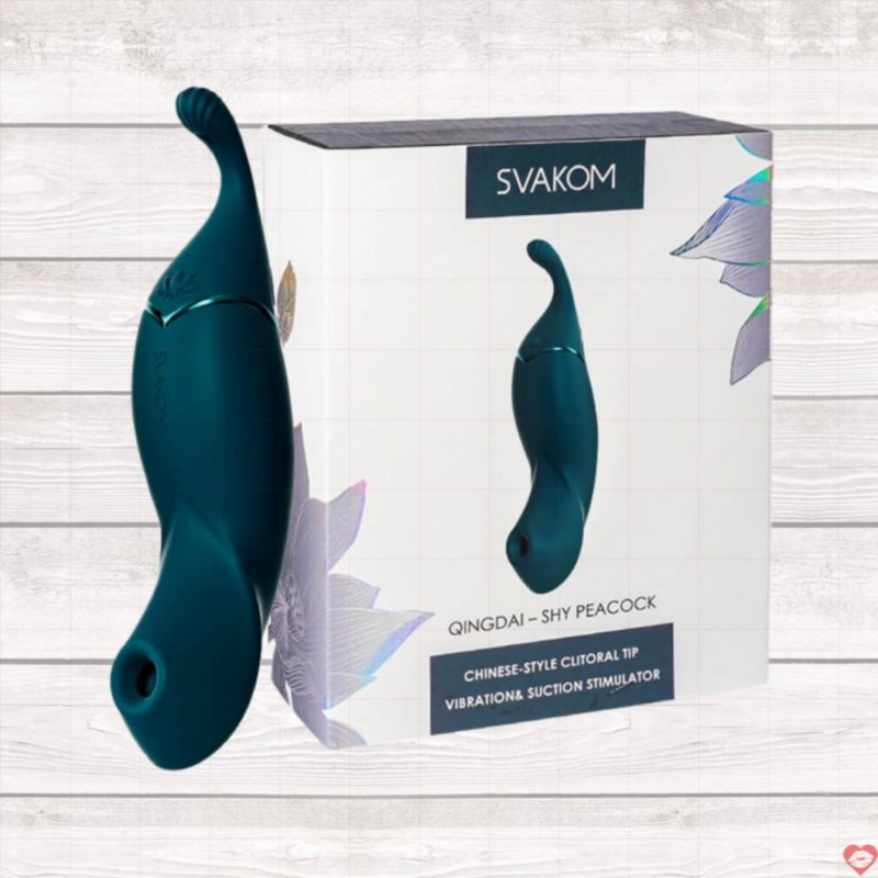 Máy massage Svakom Qingdai Shy Peacock rung hút kích thích cực đã 