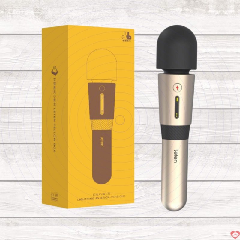 Máy massage Leten AV Stick V3 rung mạnh sưởi ấm kích thích 