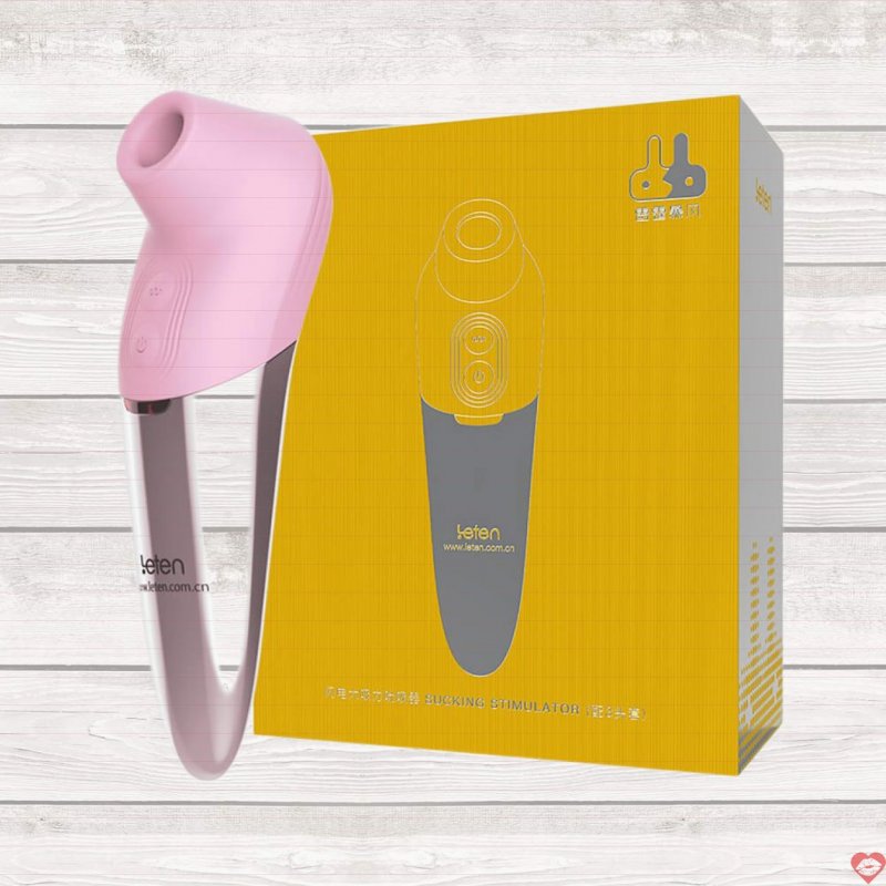 Máy massage Leten Sucking kích thích đa chế độ rung ấm áp 