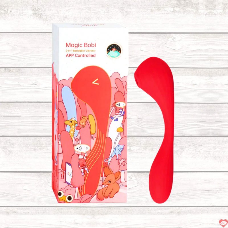 Máy massage Magic Motion Bobi Đỏ Rung Mạnh Siêu Êm Sextoy Hot 