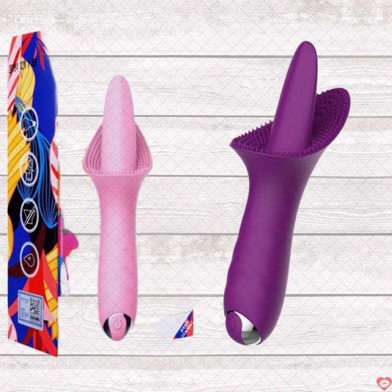 Lưỡi Liếm Âm Đạo Vibrator Gai Mềm 10 Chế Độ Rung Mạnh Kích Thích 