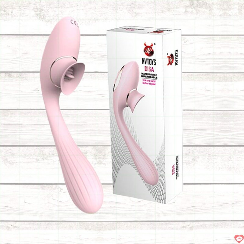 Máy thủ dâm cho nữ siêu rung liếm vùng kín Nvtoys Disa