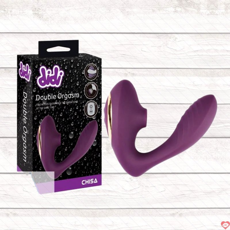 Máy rung sextoy bú mút âm vật Didi Double Orgasm