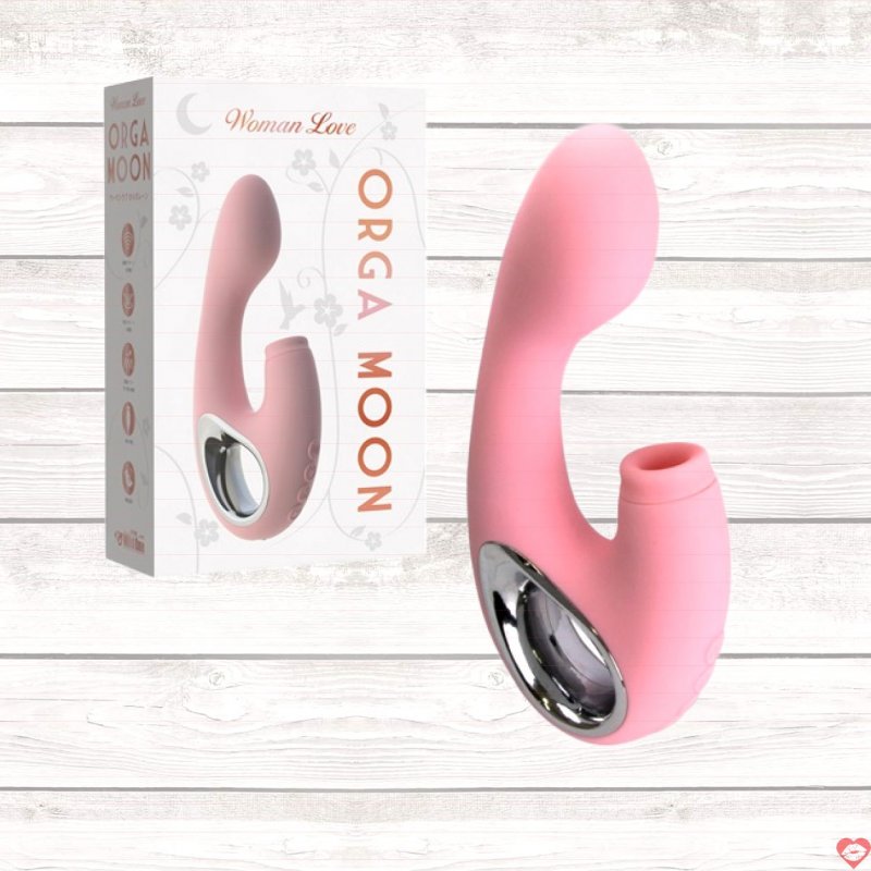 Dụng cụ tình yêu dành cho nữ rung hút Woman Love Orga Moon Nhật Bản