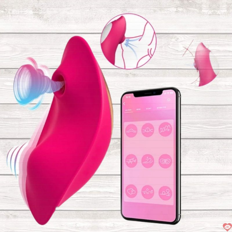 Máy rung bú mini gắn quân lót điều khiển qua app hoặc remote
