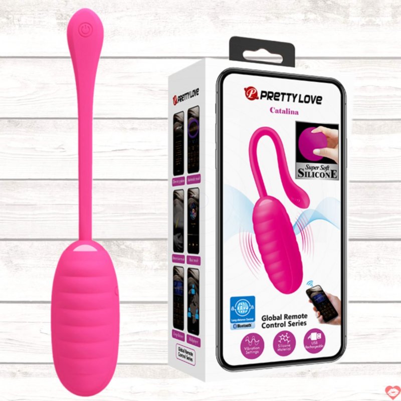 Trứng Rung Silicone Điều Khiển Qua App Điện Thoại Pretty Love Catalina