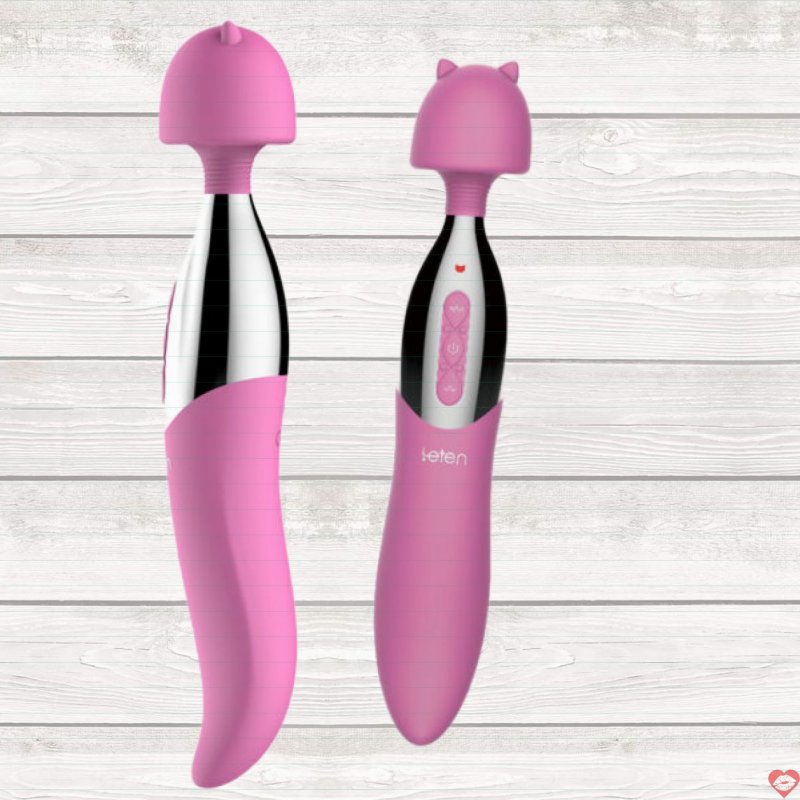 Máy Massage Leten 2 Trong 1 Vừa Rung Vừa Liếm