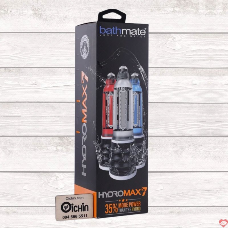 Máy tập thủy lực Bathmate Hydomax 7 tăng kích thước hiệu quả an toàn 