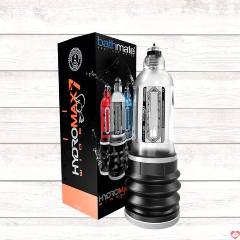 Bathmate Hydromax 7 Wide Boy trong suốt cao cấp tăng khoái cảm 
