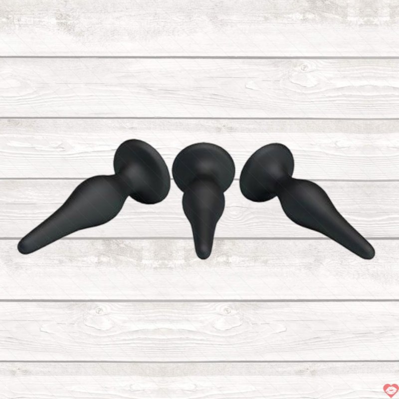 Bộ 3 phích thông hậu môn Prettylove mềm mại an toàn kích thích gay 