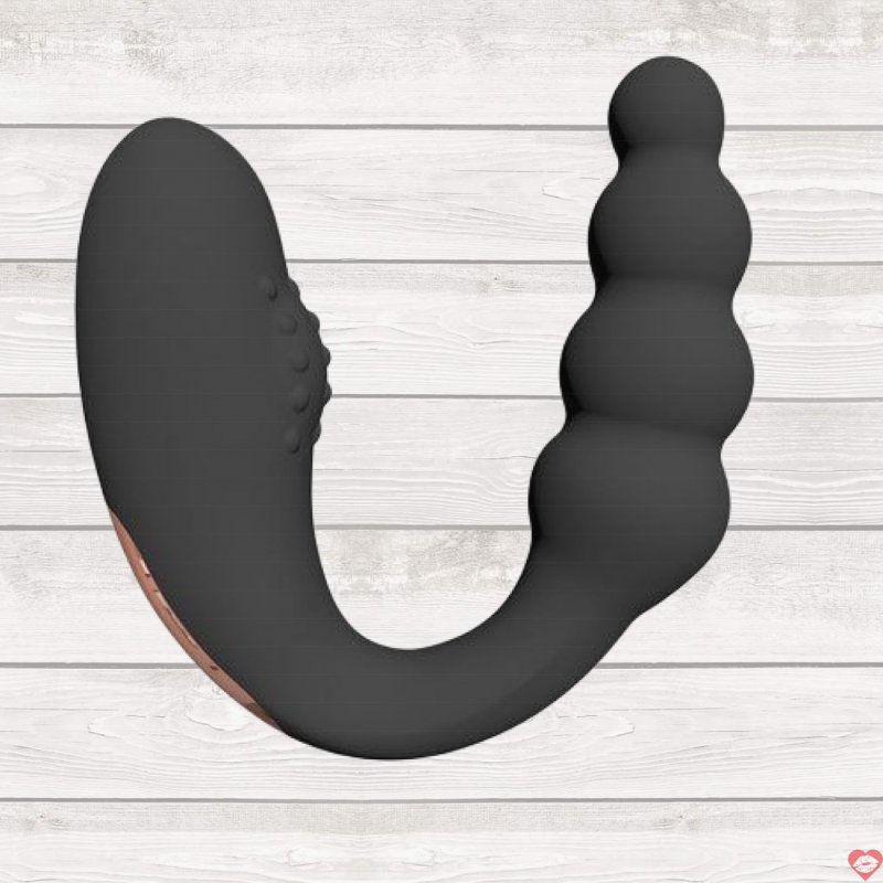 Máy rung hai đầu chữ U Faak silicone cao cấp kích thích mạnh 