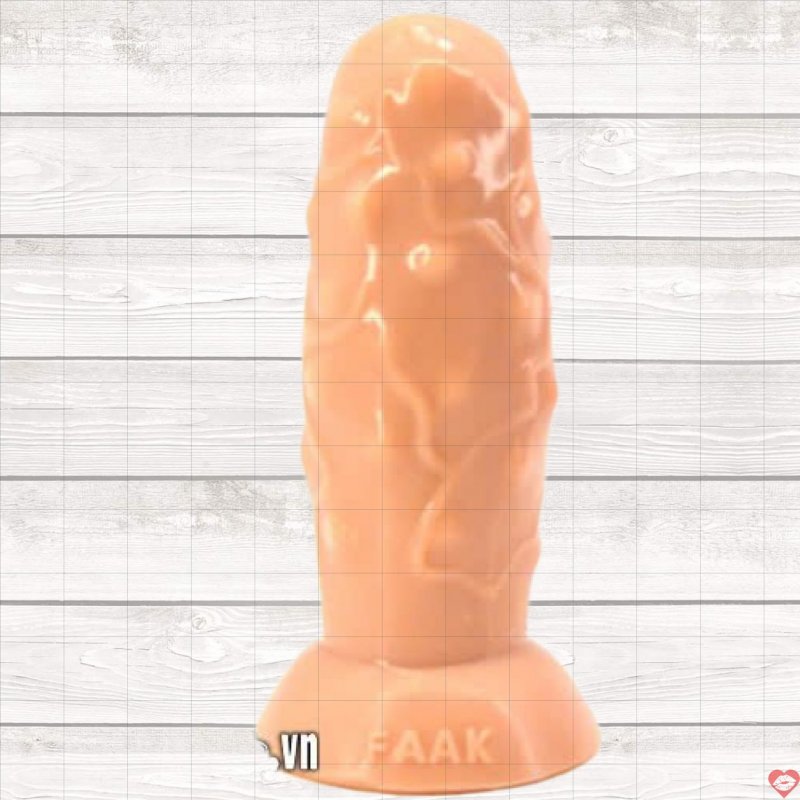 Dụng cụ kích thích hậu môn to FAAK bi gân nổi chất liệu silicone 