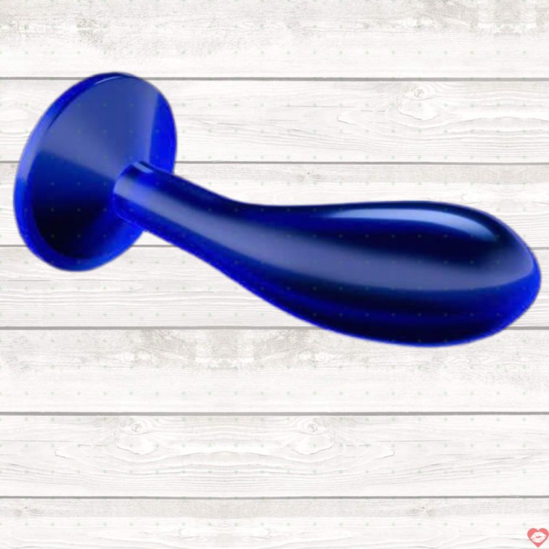 Phích cắm hậu môn Lovetoy 6 inch Xanh trong suốt Siêu kích thích 