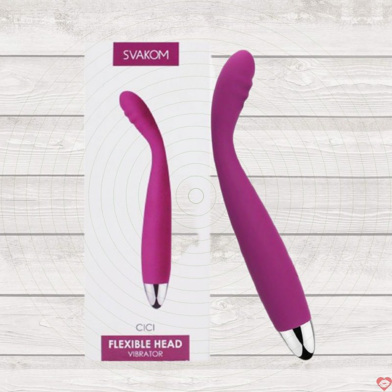 Máy massage Svakom CiCi 5 chế độ rung, silicon mềm mại, kích thích điểm G 