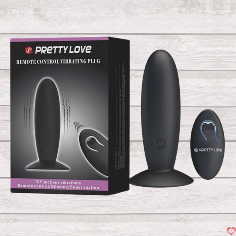 Que rung hậu môn điều khiển từ xa Pretty Love 12 chế độ rung kích thích cực đỉnh 