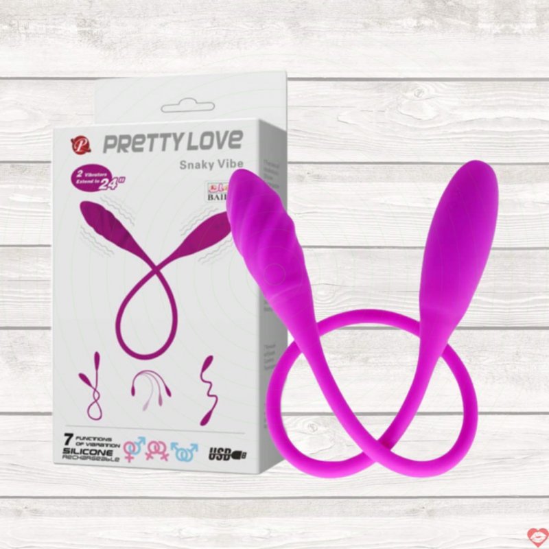 Trứng rung 2 đầu Pretty Love Snaky Vibe cao cấp kích thích mạnh 