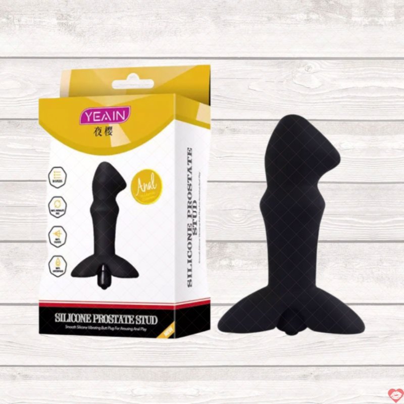 Que rung hậu môn Yeain Prostate Stud silicon 10 chế độ rung 
