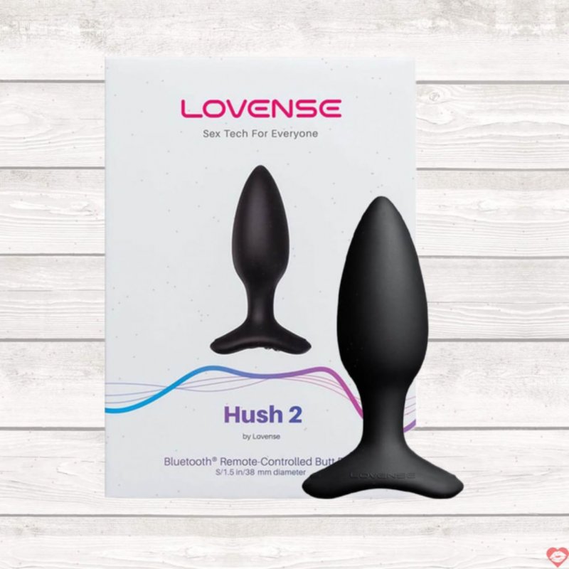 Trứng rung hậu môn Lovense Hush 2 cao cấp điều khiển từ xa siêu kích thích 