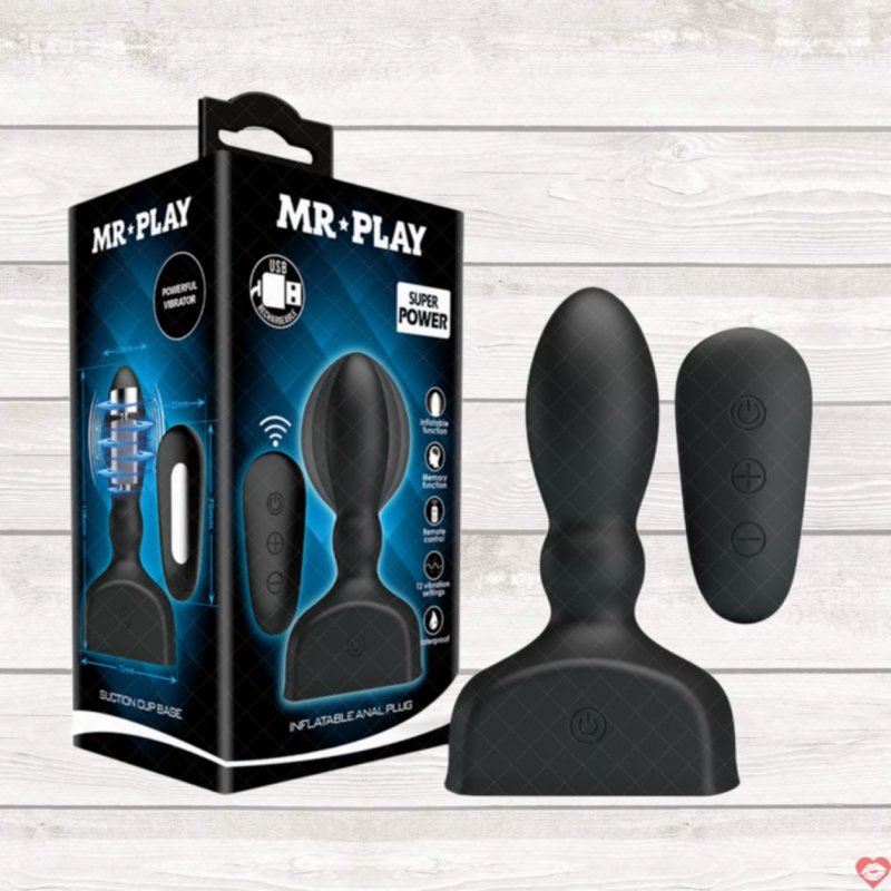 Trứng rung hậu môn Mr.Play dung sạc, 12 chế độ kích thích 