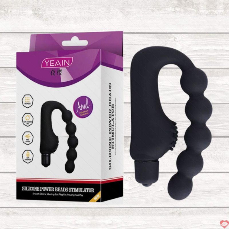 Que rung hậu môn Yeain Power Beads cực khoái, silicon cao cấp 