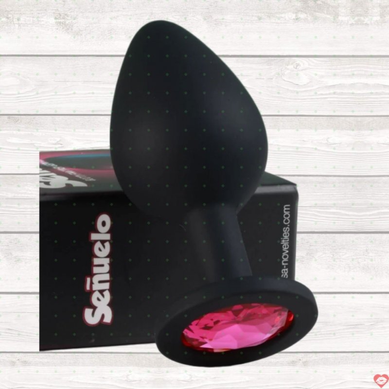 Đồ chơi hậu môn silicone Chisa Senuelo đính đá lấp lánh