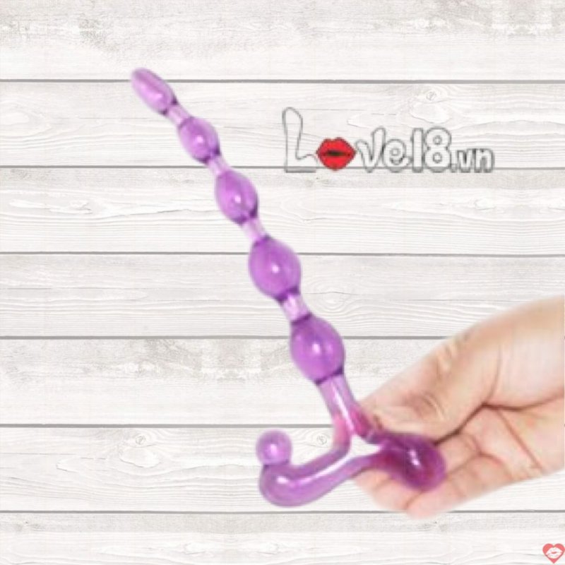 Dụng cụ massage hậu môn dạng chuỗi silicone
