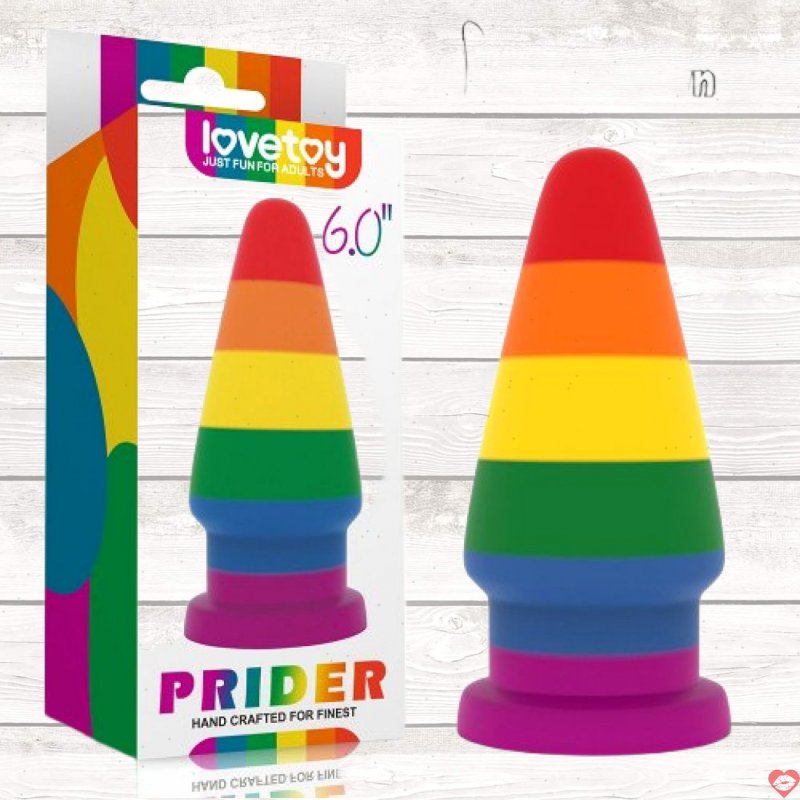 Phích cắm hậu môn đa sắc Lovetoy Prider 6.0
