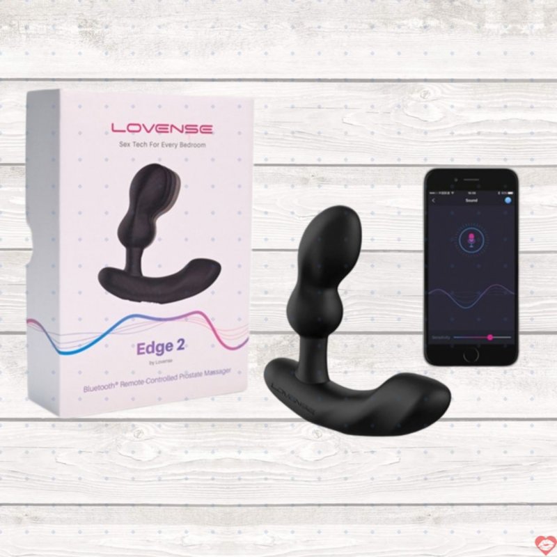 Lovense Edge 2 máy massage hậu môn cao cấp điều khiển từ xa bằng điện thoại