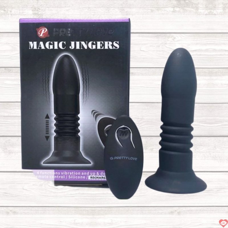 Máy mát xa hậu môn điều khiển từ xa rung thụt Magic Jingers
