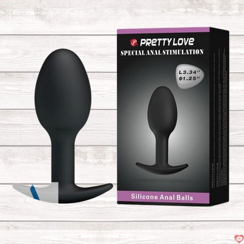 Butt Plug silicone lõi bi thép Pretty Love