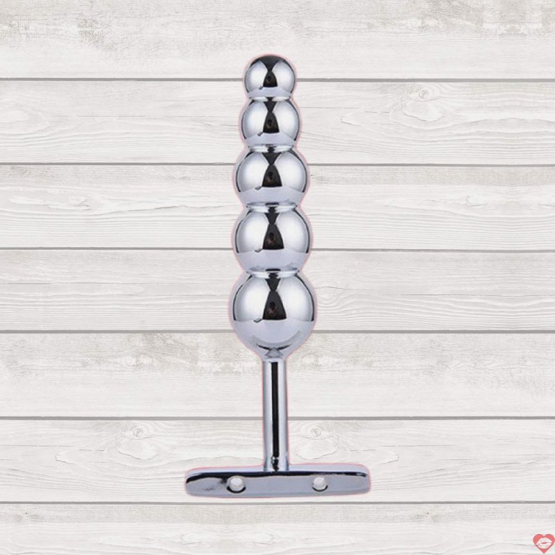Chuỗi hạt kích thích hậu môn inox 5 bi