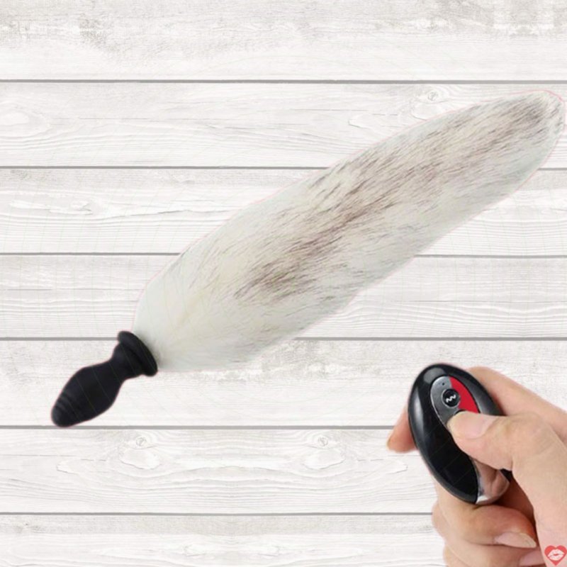 Phích cắm hậu môn đuôi cáo điều khiển từ xa 10 chế độ
