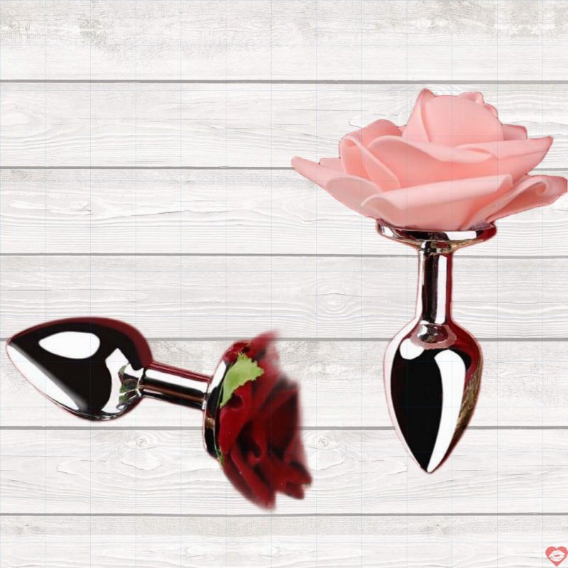 Phích cắm hậu môn INOX Mizzzee ROSE 3D đẹp bền bỉ.