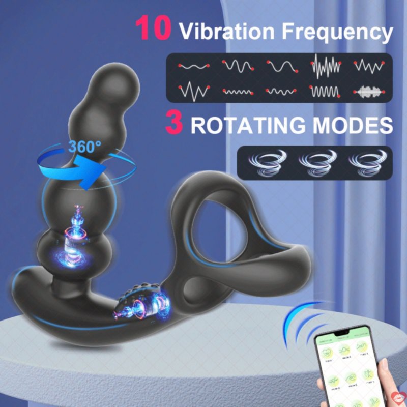 Trứng Rung Hậu Môn Ngoáy Điều Khiển App