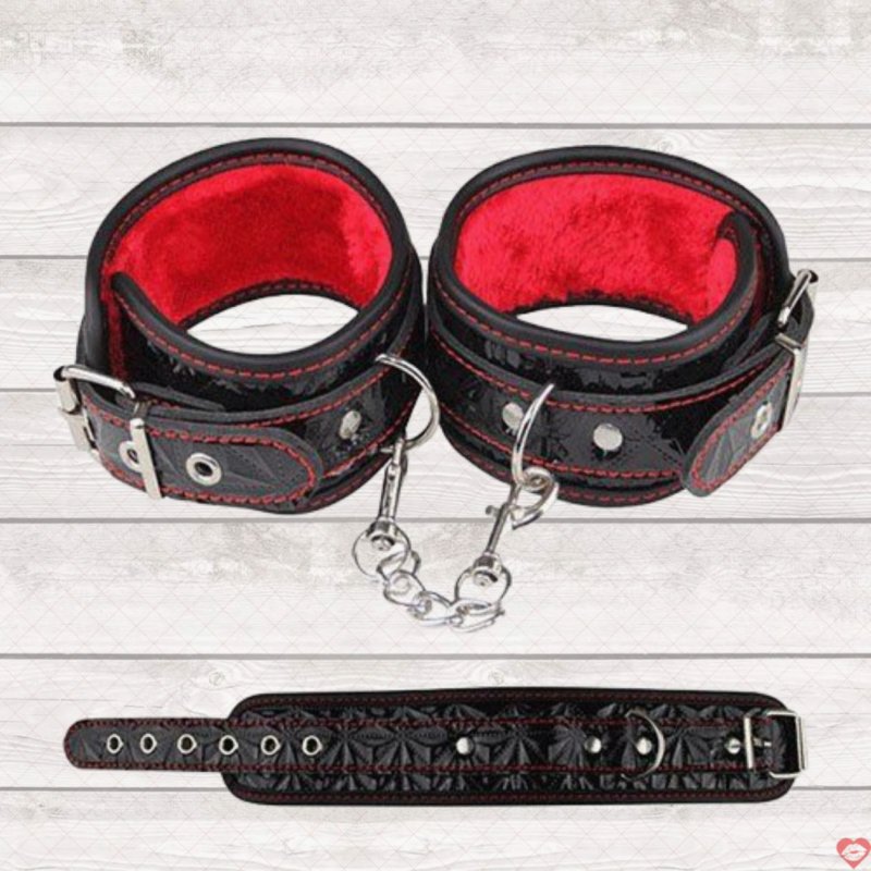 Bộ đồ chơi BDSM 10 món da PU quyến rũ hấp dẫn cho cặp đôi 