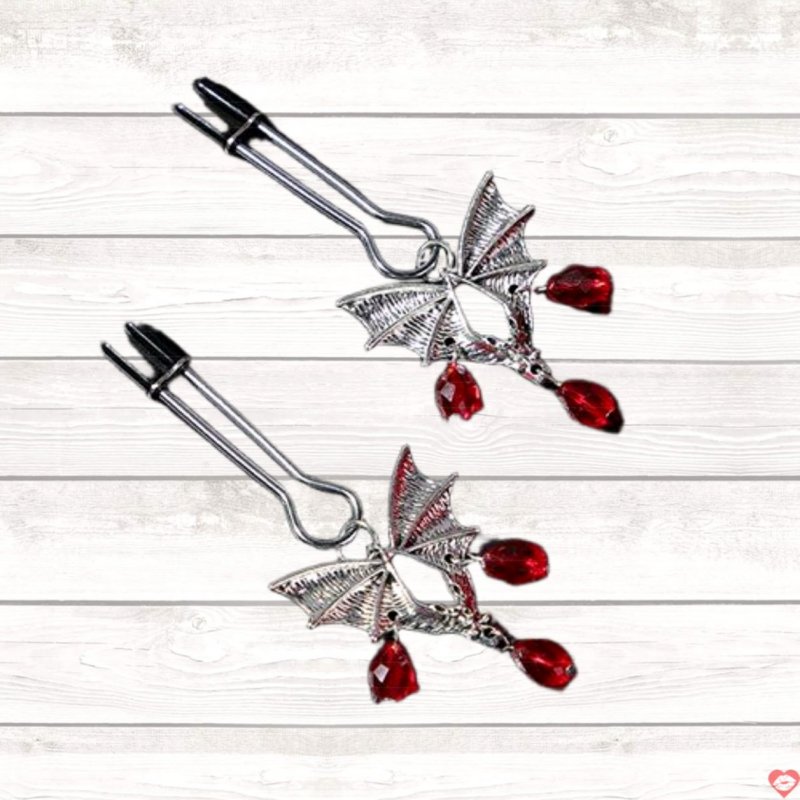Bộ kẹp vú BDSM cánh dơi kích thích tăng khoái cảm gợi tình 