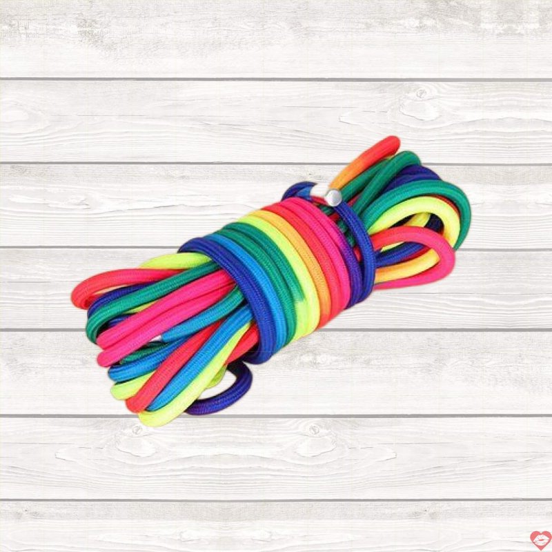 Dây trói bạo dâm cầu vồng BDSM cao cấp, an toàn, kích thích cảm xúc 