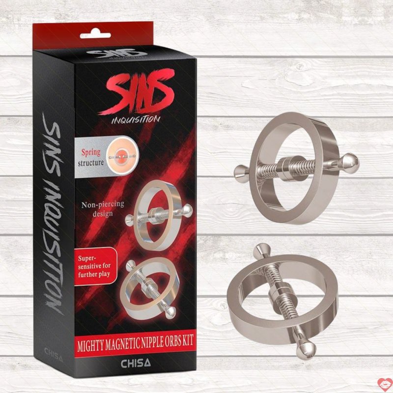Kẹp vú đầu ti BDSM Chisa Sins Inquisition Metal điều chỉnh 