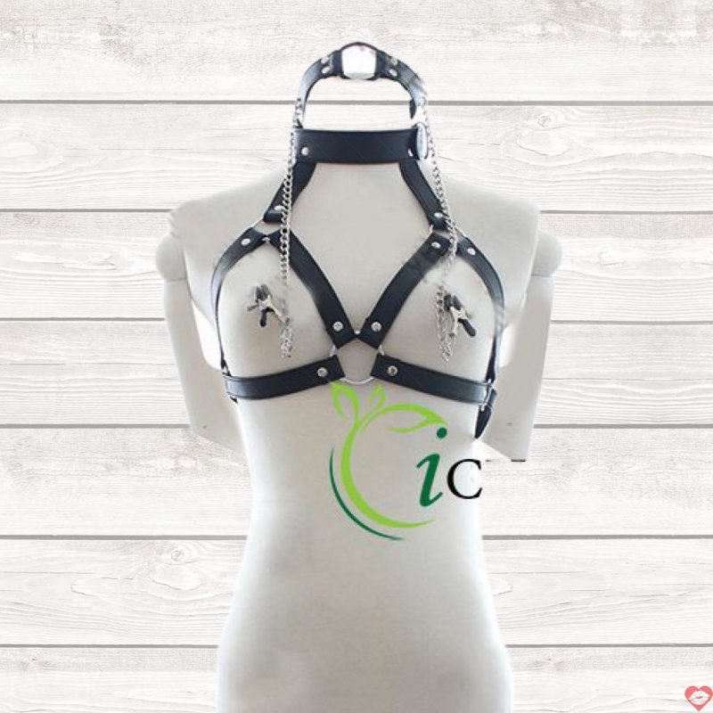 Đồ chơi BDSM kẹp vú xích cổ kích thích khoái cảm cực đỉnh 
